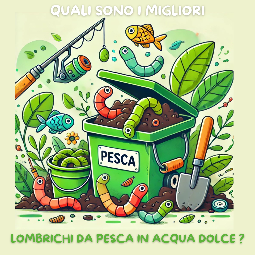 Al momento stai visualizzando I migliori Lombrichi da pesca acqua dolce?