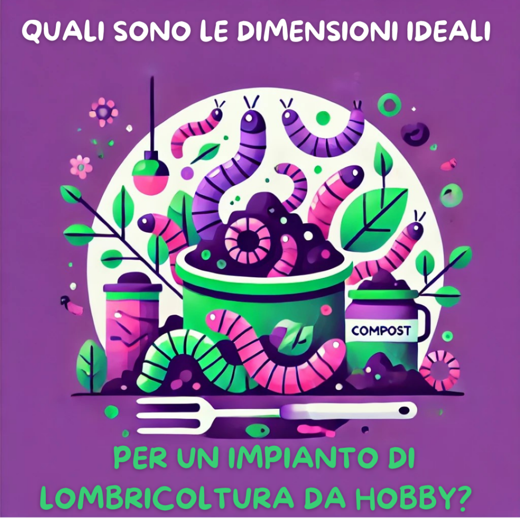 Quali sono le dimensioni ideali per impianto Lombricoltura da hobby?